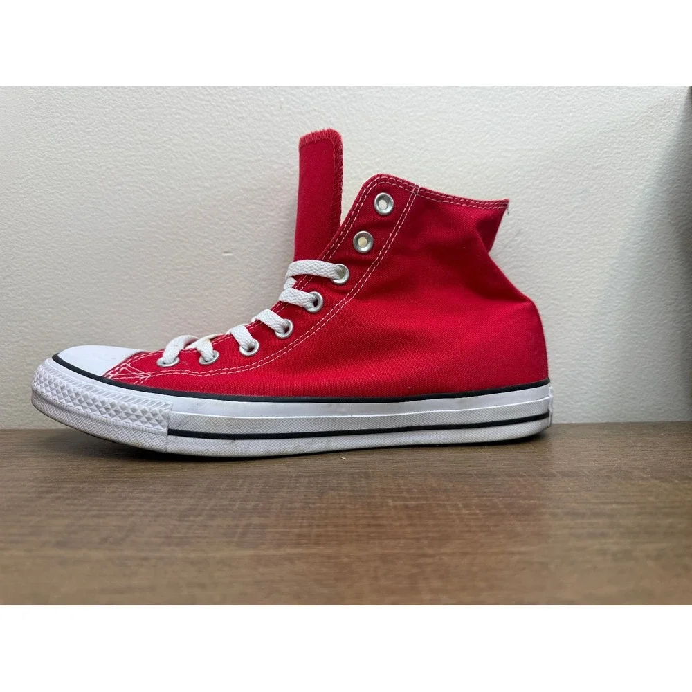 Converse Unisex Adult Chuck Taylor All Star High Top, Red, 11 Womens/9 Mens